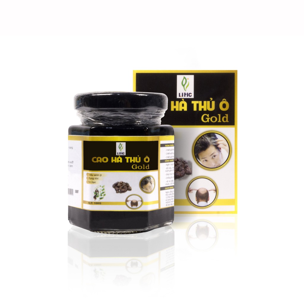 Cao Hà thủ ô đỏ gold LITIC 100g cho người rụng tóc nhiều , hói , tóc bạc sớm , sinh lý yếu , giúp bổ máu đẹp da