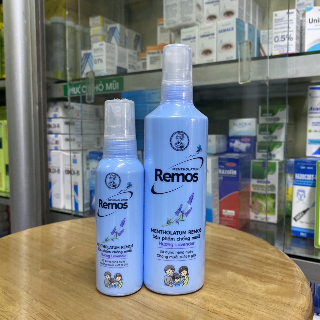 Xịt chống muỗi Remos hương Lavender 60ml 150ml