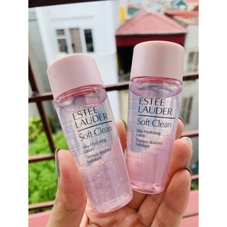 [Tách set bill Us] Nước hoa hồng Estee Lauder 𝗦𝗼𝗳𝘁 𝗖𝗹𝗲𝗮𝗻 𝗦𝗶𝗹𝗸𝘆 𝗛𝘆𝗱𝗿𝗮𝘁𝗶𝗻𝗴 𝗟𝗼𝘁𝗶𝗼𝗻 30ml
