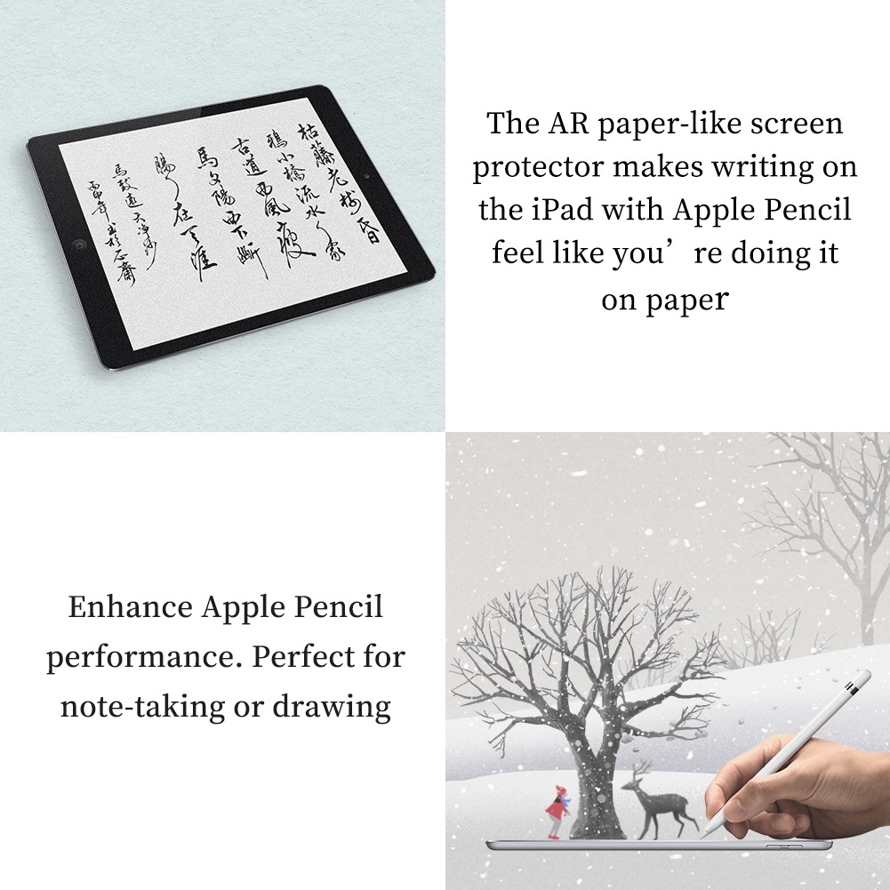 Kính cường lực NILLKIN AR mỏng như giấy bảo vệ màn hình của iPad Mini 2019 và iPad Mini 4