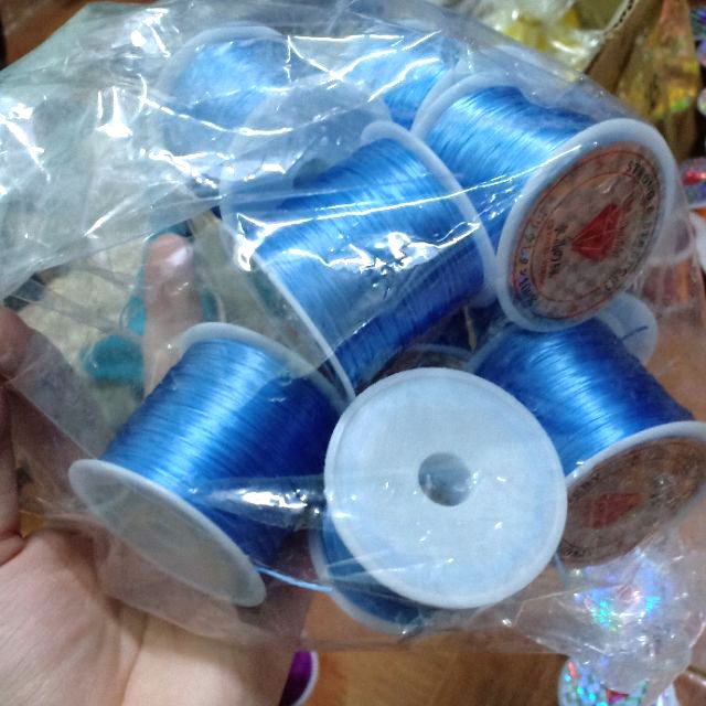 Cước tơ dẹt xỏ vòng chuỗi hạt đá phong thuỷ (100m) | BigBuy360 - bigbuy360.vn