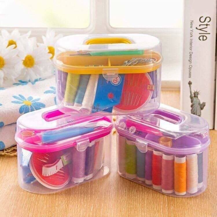 Hộp kim chỉ may vá gia đình đa năng tiện dụng