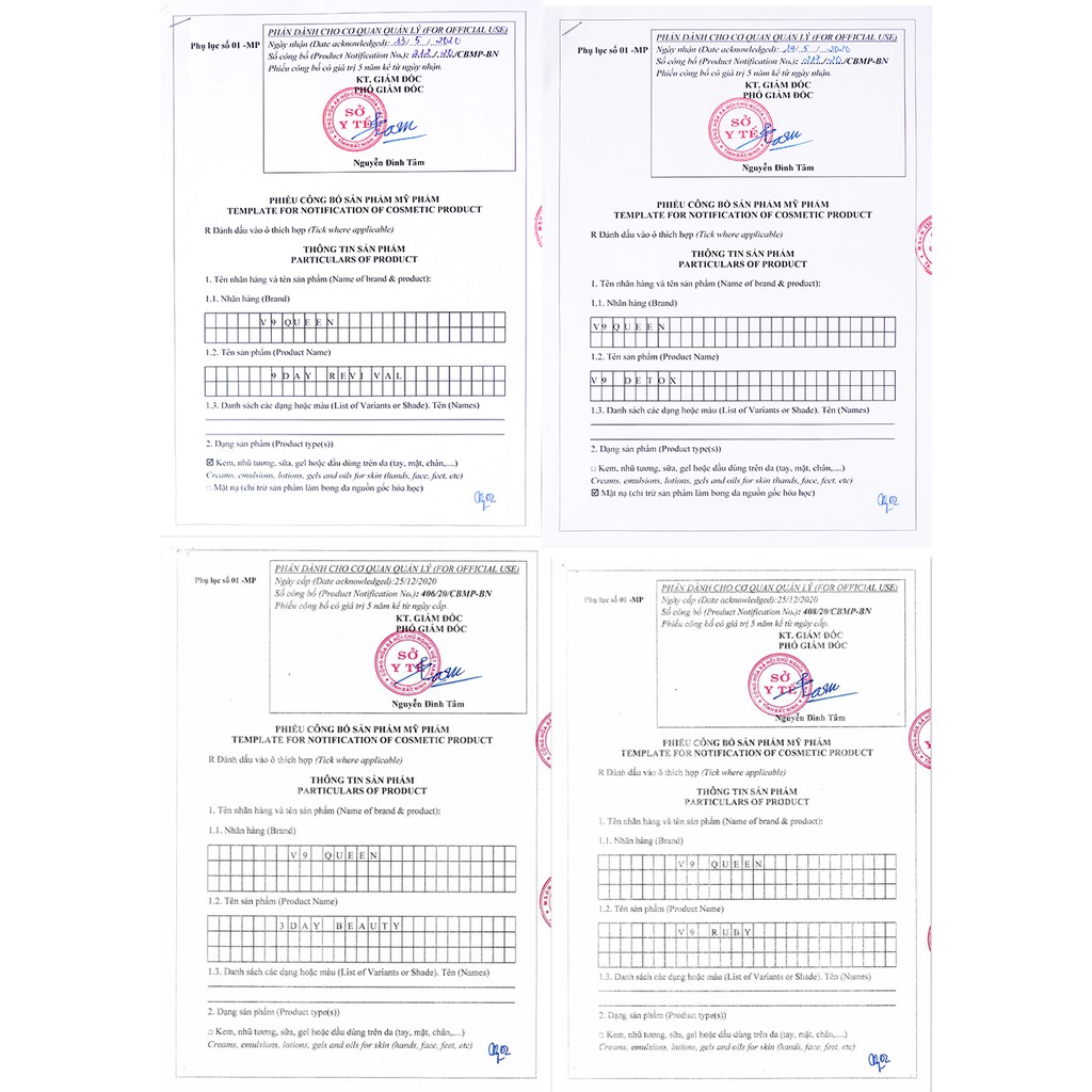 Combo Nám, Dưỡng Trắng Da - Mỹ Phẩm Bà Bầu V9Queen | BigBuy360 - bigbuy360.vn