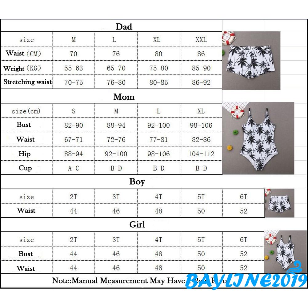 Bộ Đồ Bơi In Hình Cây Dừa Dễ Thương Cho Mẹ Và Bé | BigBuy360 - bigbuy360.vn