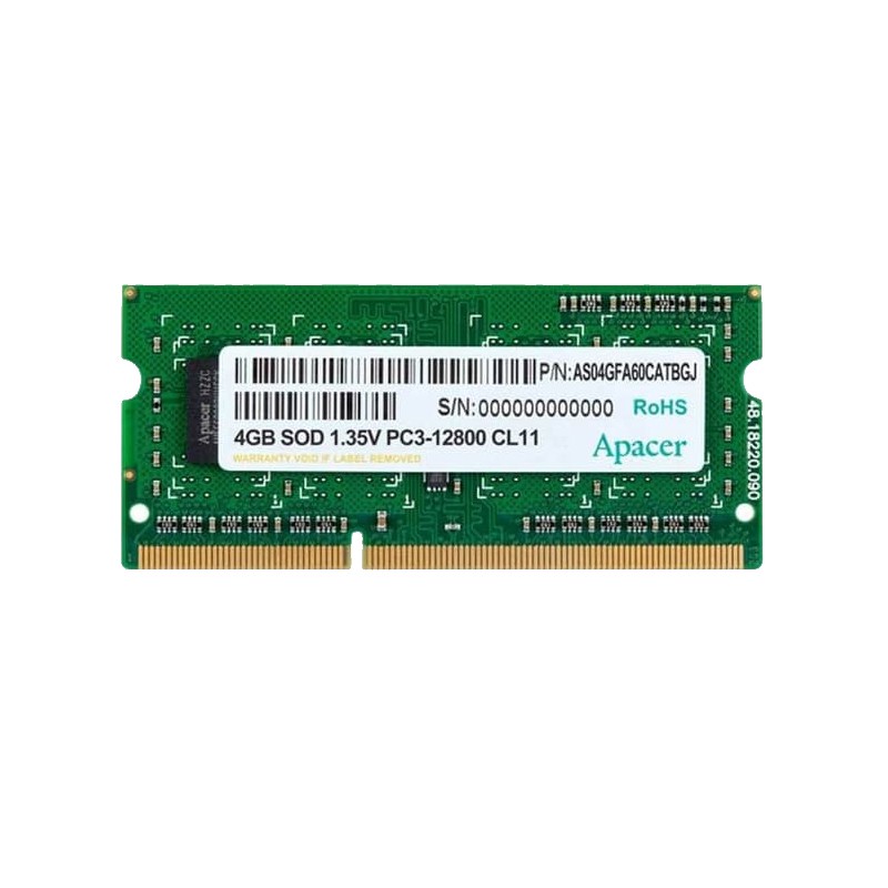 Mô Đun Thẻ Nhớ Notebook Sodimm Ddr3L 4gb 1600 Apacer