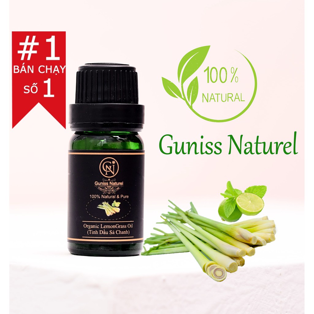 Tinh Dầu Nguyên Chất 10ml Guniss Naturel | Tinh Dầu Thiên Nhiên Xông Phòng, Đuổi Muỗi, Côn Trùng | Có Kiểm Định COA |