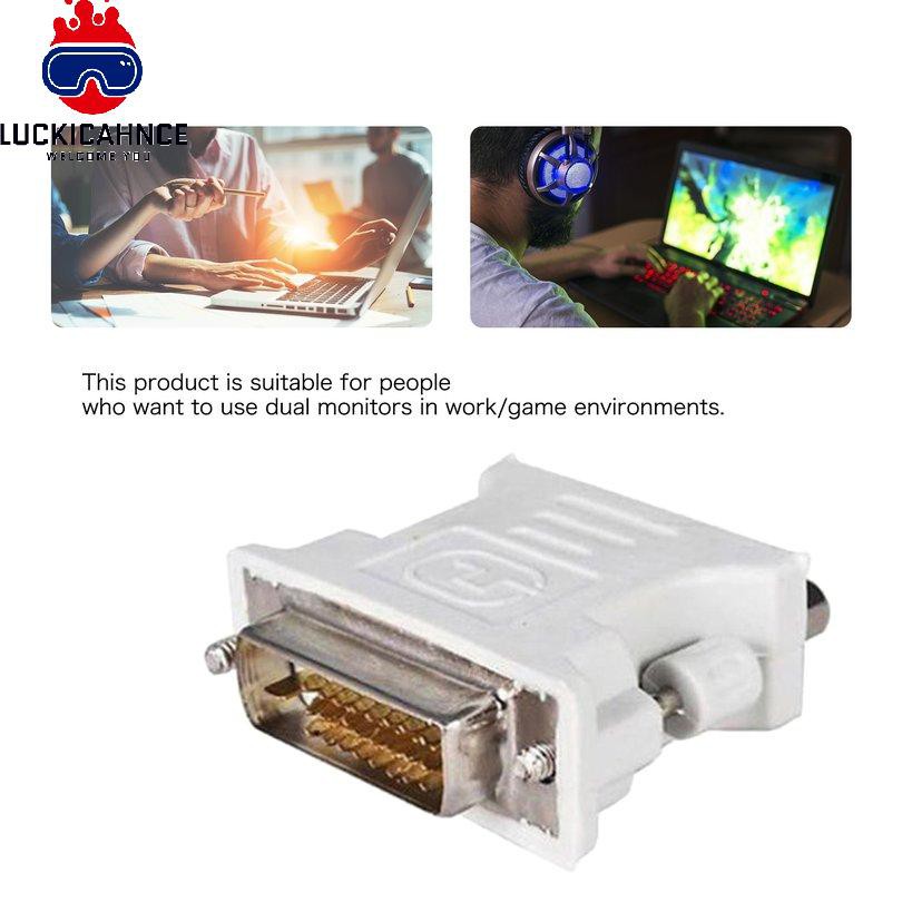 Đầu Chuyển Đổi Vga Sang Dvi D / 24 + 1 Pin Male Sang Vga Female