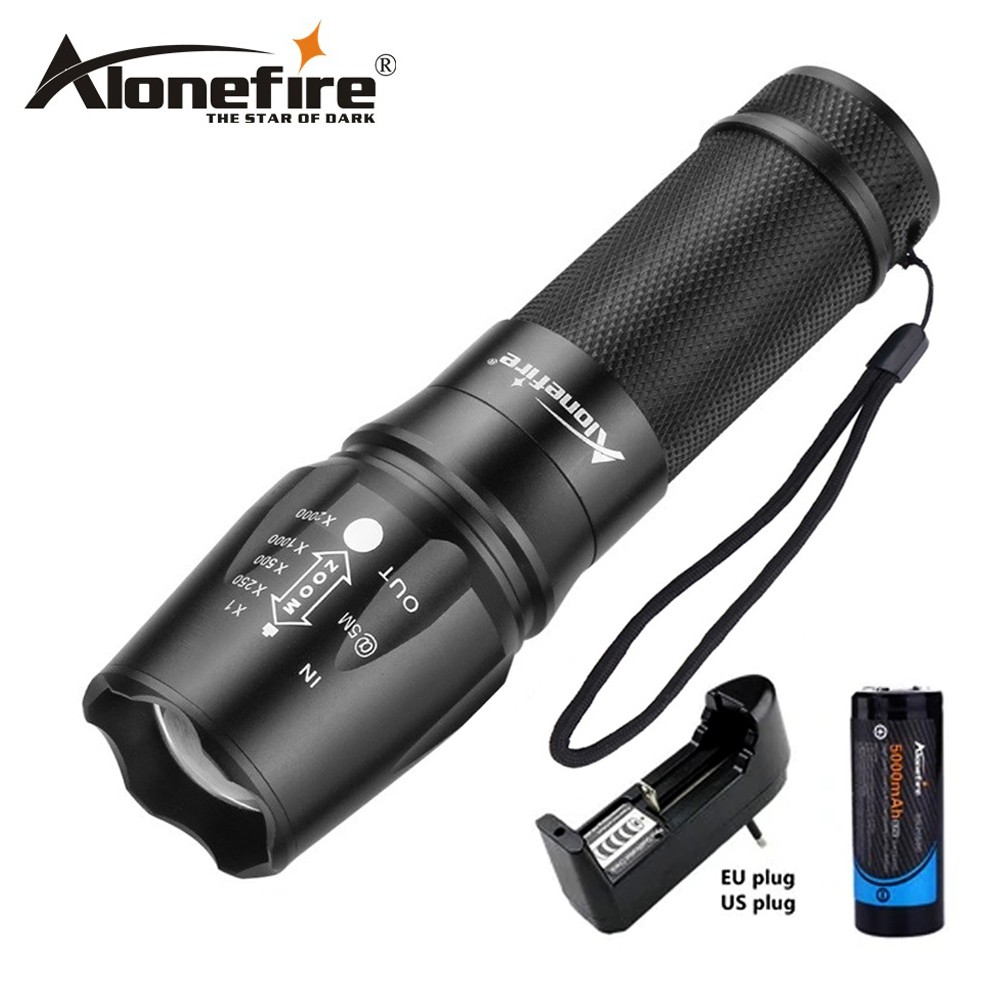 Đèn pin AloneFire X800 CREE XML T6 LED thiết kế đa năng dùng cắm trại