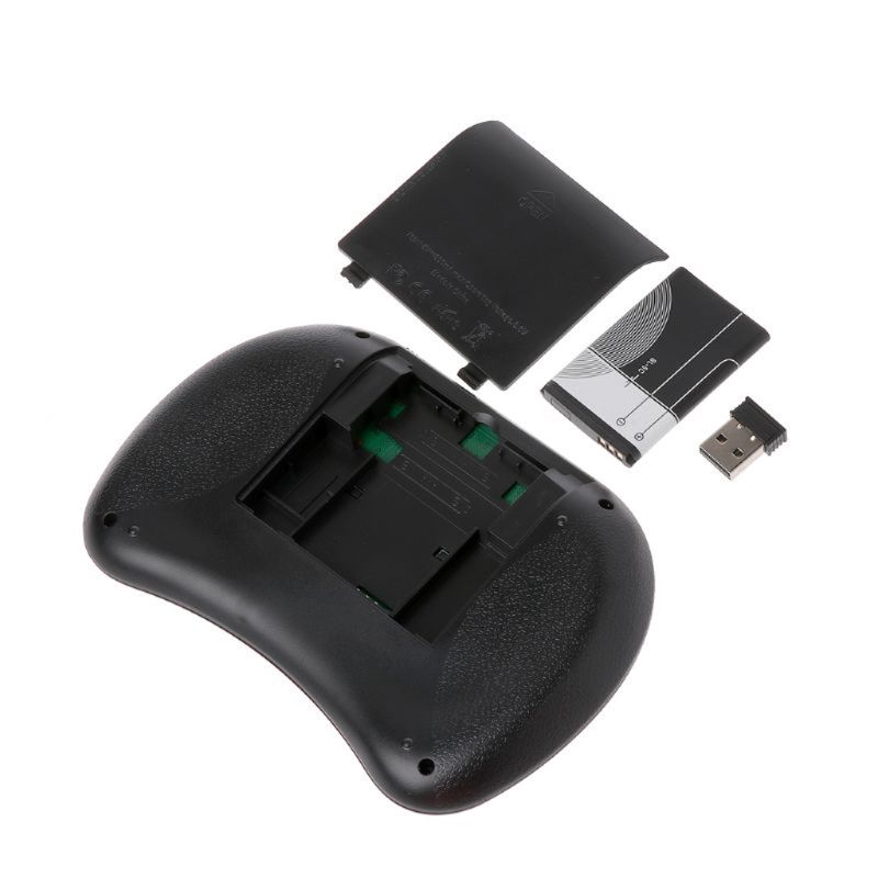 Bàn phím i8 mini có đèn 7 màu 2.4GHz tích hợp chuột cảm ứng tiện dụng