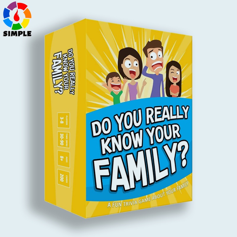 Do You Really Know Your Family? Anh có hiểu gia đình mình không? Trò Chơi Tương Tác Gia Đình Vui Nhộn Với Người Bắt Đầu Và Thử Thách
