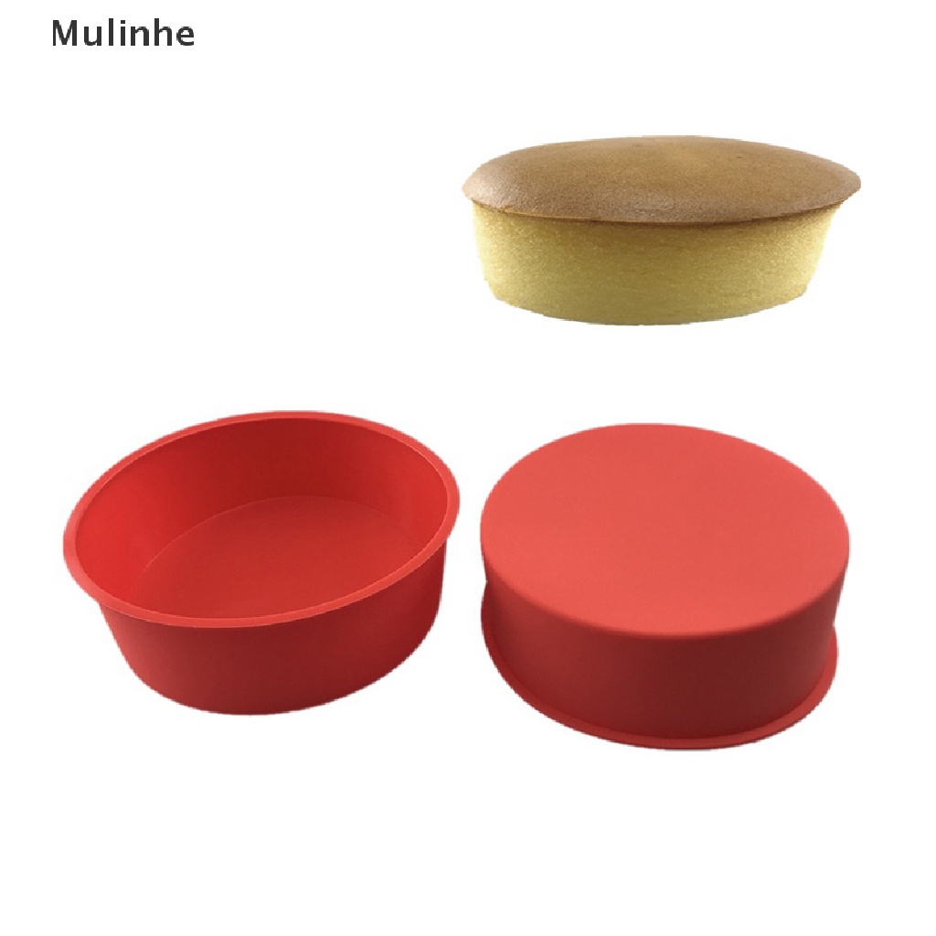 Khuôn silicone tròn thích hợp làm bánh nướng tiện dụng