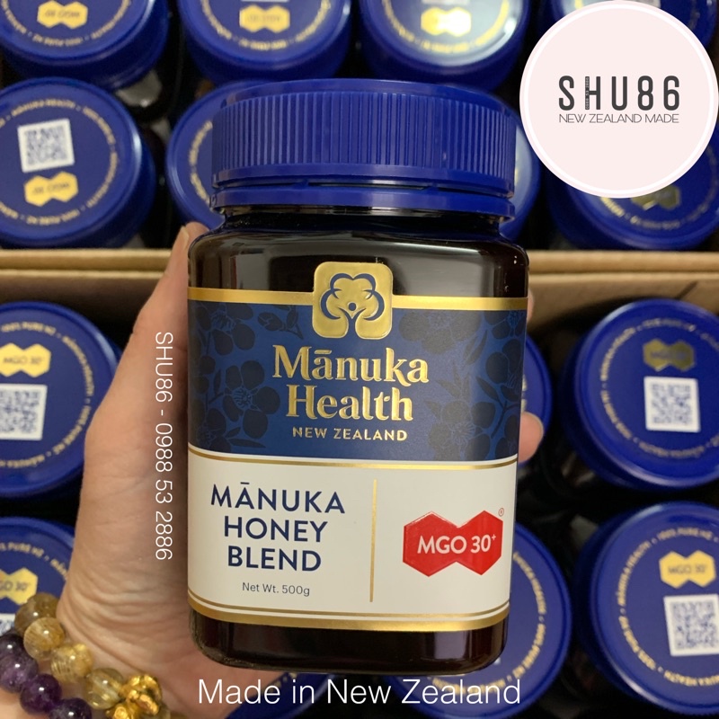 Mật Ong MANUKA 500g | Manuka Health New Zealand Chính Hãng MGO 30+