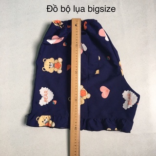 Đồ bộ đùi tay cánh tiên Lụa Size 4 (Từ 75kg-90kg)
