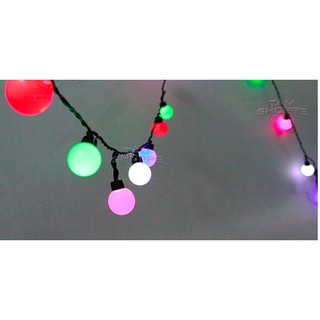 Dây đèn led bóng tròn đủ màu 5 mét