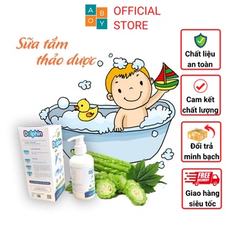 Sữa tắm thảo dược cho bé thơm lâu sữa tắm gội cho bé Dolphin 2 trong 1 hoàn toàn từ thiên nhiên an toan cho bé