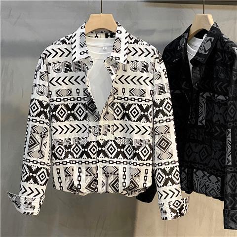 Áo Sơ Mi Dài Tay Dáng Rộng Thiết Kế Giản Dị Dành Cho Nam