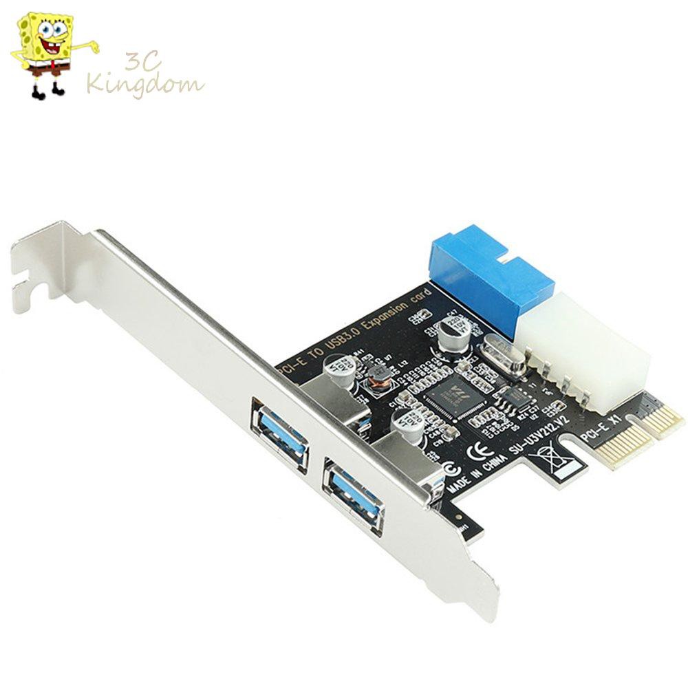 ☆Pro☆ PCI-E To USB 3.0 Expansion Card F2T2 20pin Desktop Computer Motherboard