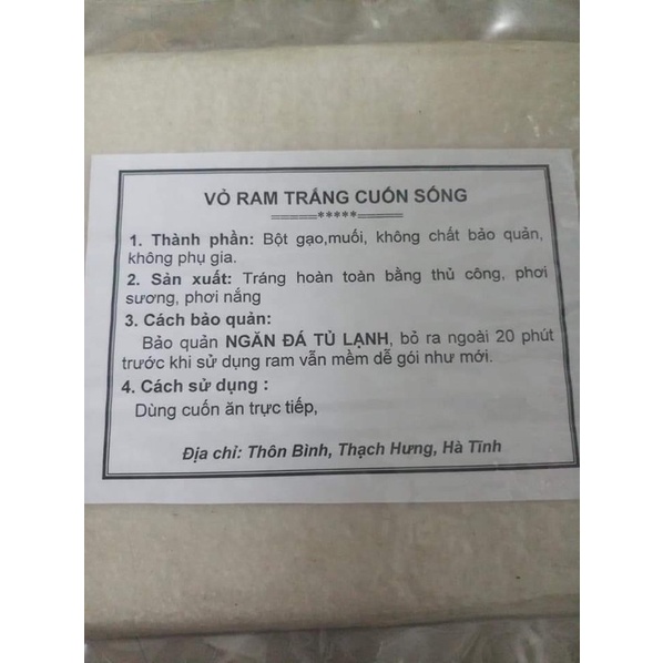 Lá ram hà tĩnh ❤️LOẠI ĐẶC BIỆT❤️ hút chân không, mềm,dai k chất bảo quản