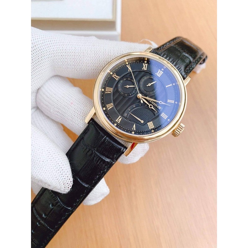 Đồng hồ nam THOMAS EARNSHAW Men's Watch ES dây da đen .