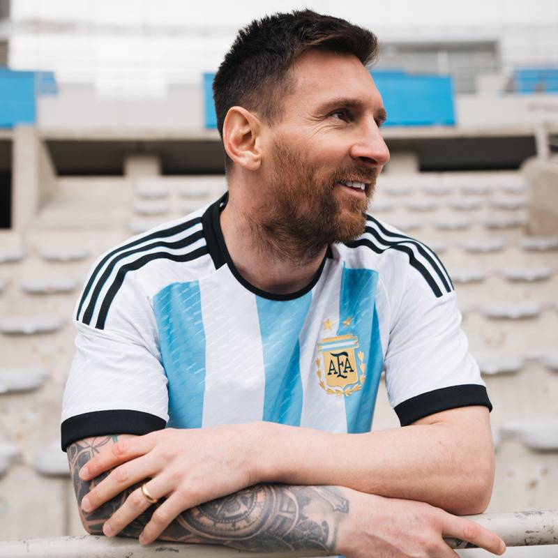 Áo Thun Bóng Đá Messi World Cup 2022-2023 Chất Lượng Cao Mới