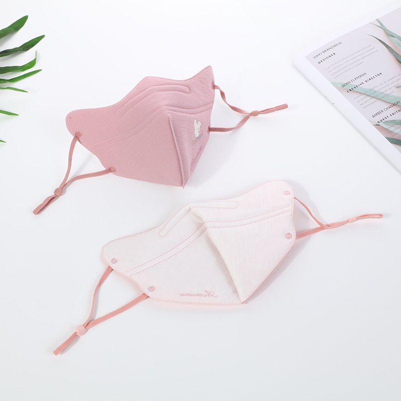 khẩu trang cho bé 3-14 tuổi  chống khói bụi của học sinh Khẩu Trang cotton Dày 3 Lớp Chống Bụi Thoáng Khí Có Thể Tái Sử Dụng