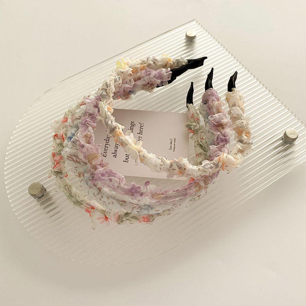 IVORY Băng Đô Ren Hoa Thời Trang Hàn Quốc