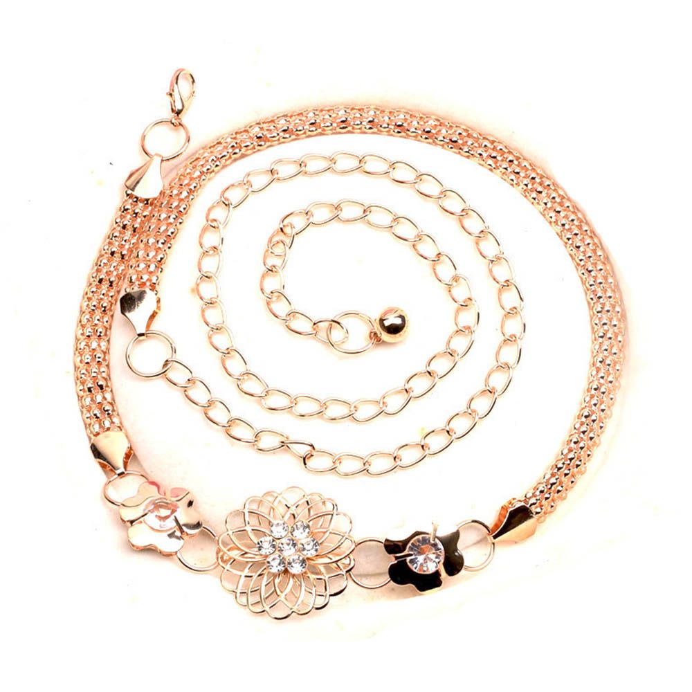 Thắt Lưng Bằng Kim Loại Nhiều Màu Sang Trọng Cho Nữ