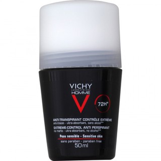 Lăn khử mùi Vichy Laboratoires Homme 72h 50ml - Pháp