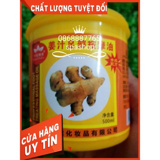 Sản phẩm kem massage chân gừng dùng trong spa thẫm mỹ viện