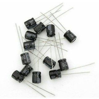 BỘ 120 CON LINH KIỆN TỤ ĐIỆN NHÔM PHÂN LOẠI TỪ 0.22UF-470UF
