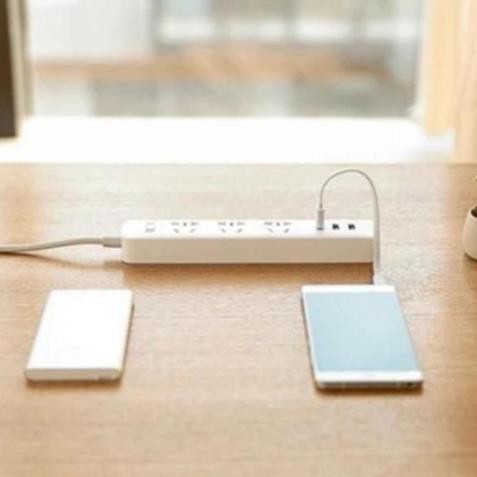 Ổ cắm xiaomi [HÀNG CHÍNH HÃNG] power strip thông minh, tích hợp 3 cổng USB - Bảo Hành 6 tháng