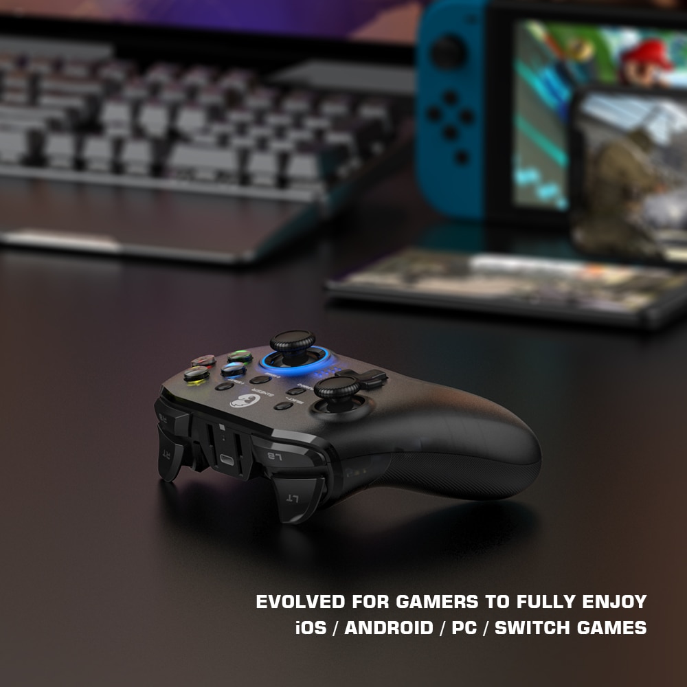Gamesir T4 Pro gamepad on Android and iOS, supports Switch/ PC/ Android/ iOS/ Macbook