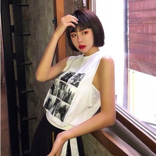 [hàng mới] ÁO 3 LỖ RỘNG NỮ HÌNH CỔ ĐIỂN MÀU ĐEN TRẮNG HOT - ÁO BA LỖ IN MÀU ĐEN TRẮNG CHẤT ĐẸP