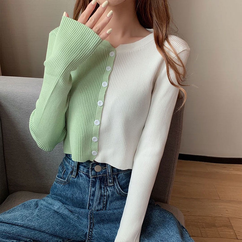 Áo khoác Cardigan dệt kim mềm mại phong cách Hàn Quốc đơn giản cho nữ