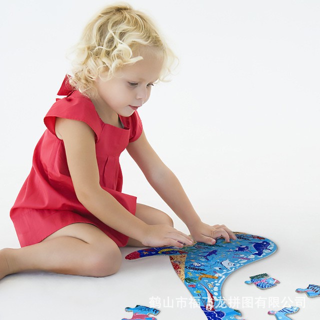 đồ chơi trẻ em Xếp Hình Động Vật 50-200 Mảnh Cho Bé 3-4 - 5-6 - 7-8 Tuổi