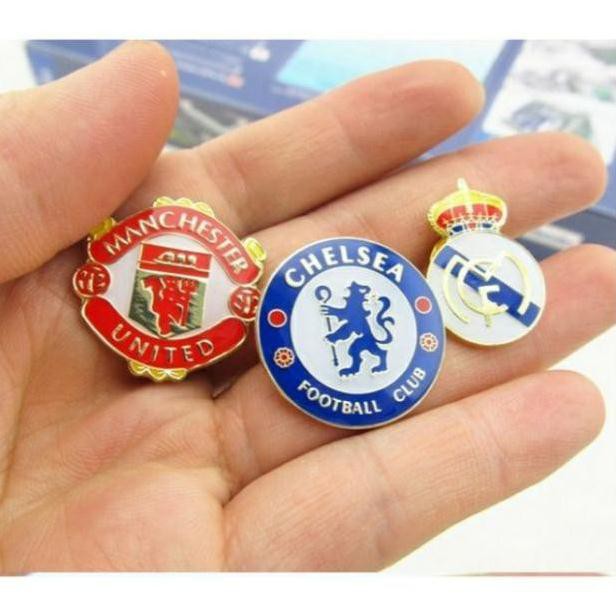 Huy hiệu bóng đá Manchester united Arsenal Chelsea Liverpool Real Madrid Barcelona