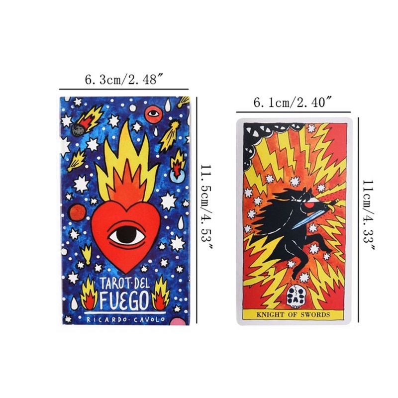 Bộ bài 78 lá Tarot del Fuego, Tác giả Ricardo Cavolo