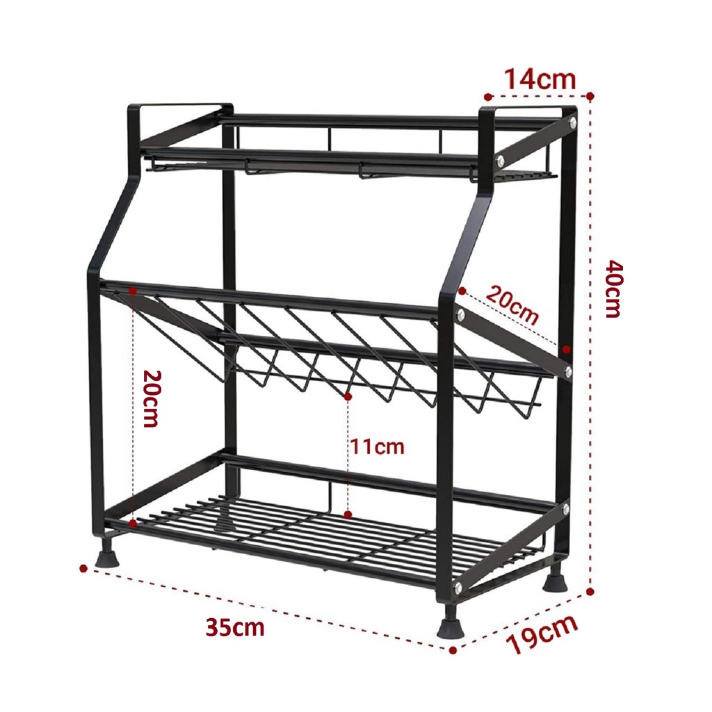 Kệ đựng gia vị, để đồ nhà bếp, kệ đa năng 1