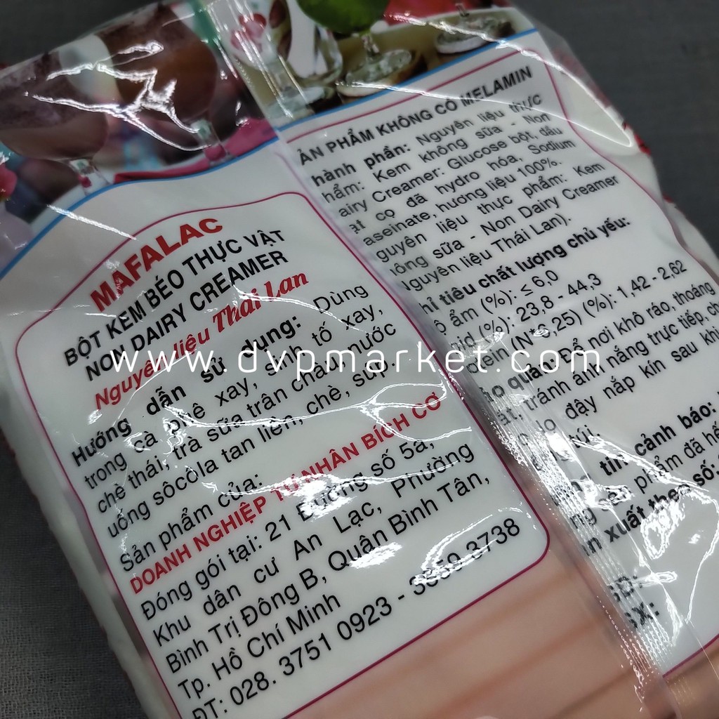 Bột Kem Béo pha trà sữa Thái Lan Mafalac 1kg