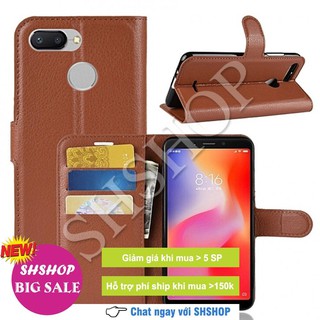 Bao da Litchi Xiaomi Redmi 3(3S, 3X, 3Pro) / 4A / 4X / 5 / 5 Plus / 5A / 6 / 6 Pro(Mi A2 Lite) / 6A Pro / S2 (Đen, nâu)