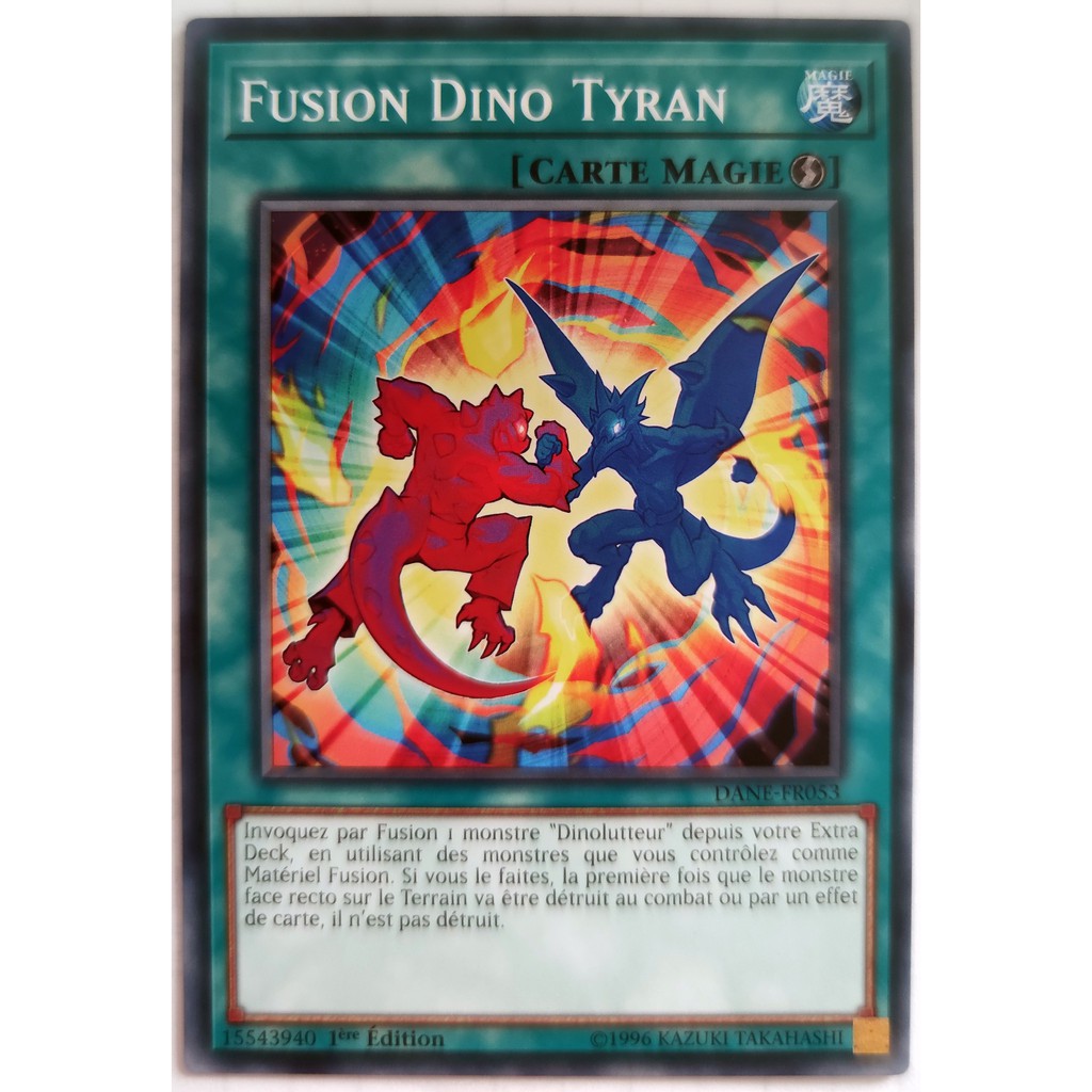 [Thẻ Yugioh] Tyrant Dino Fusion |EN+FR| Common (VRAINS)