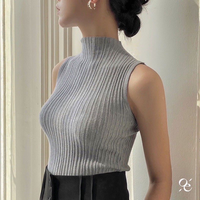 Áo len ba lỗ - Sleeveless Knit | BigBuy360 - bigbuy360.vn
