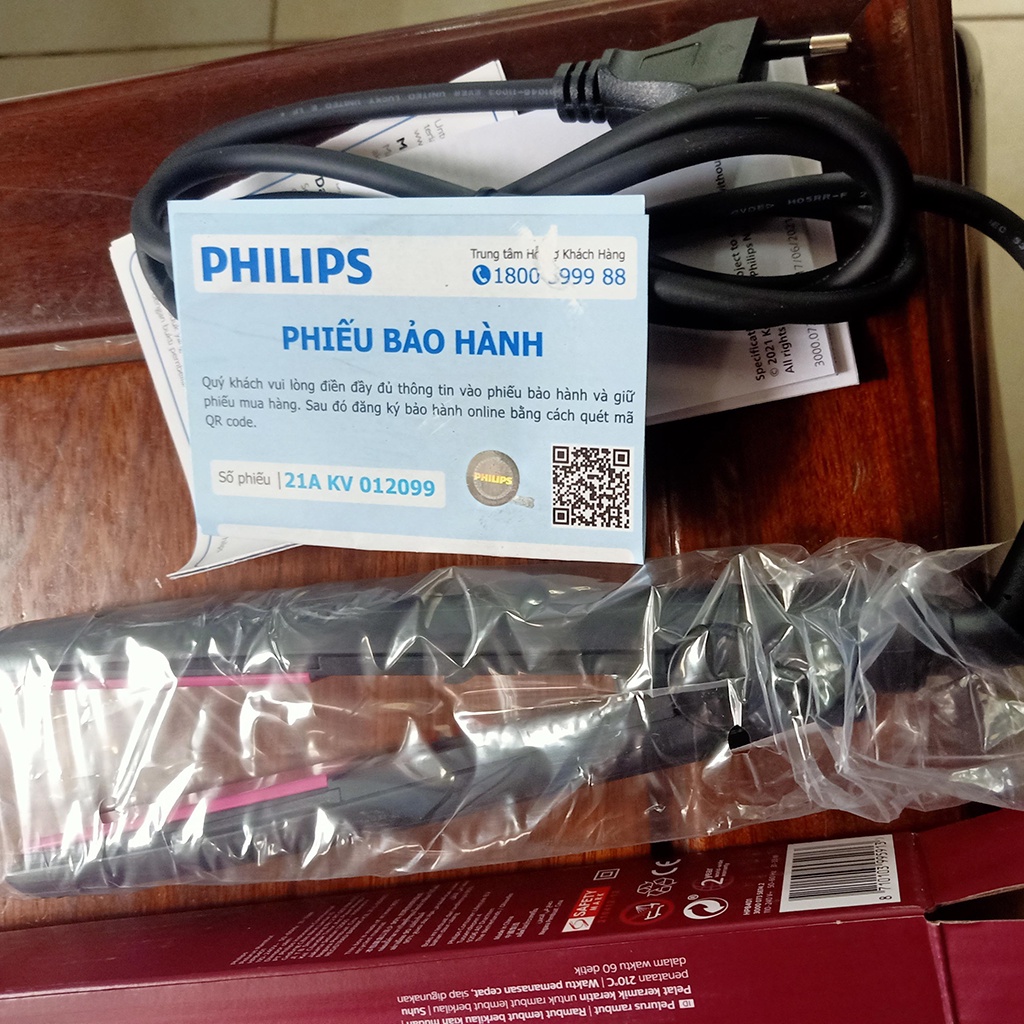 Máy ép tóc Philips HP8401 - tạo kiểu tóc tại nhà nhanh chóng và thuận tiện Chính hãng bảo hành 2 năm