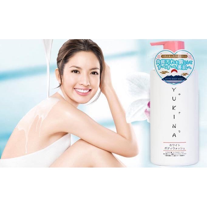 Sữa Tắm Trắng Da Yukina White Body Wash 500ml-Yukina White Body Wash