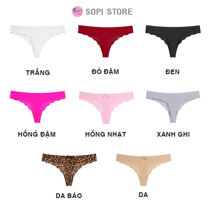 Quần lót lọt khe su đúc cạp ép viền sóng siêu kool, quần lọt khe nữ sexy không viền may QLK7 - Sopi Store | BigBuy360 - bigbuy360.vn