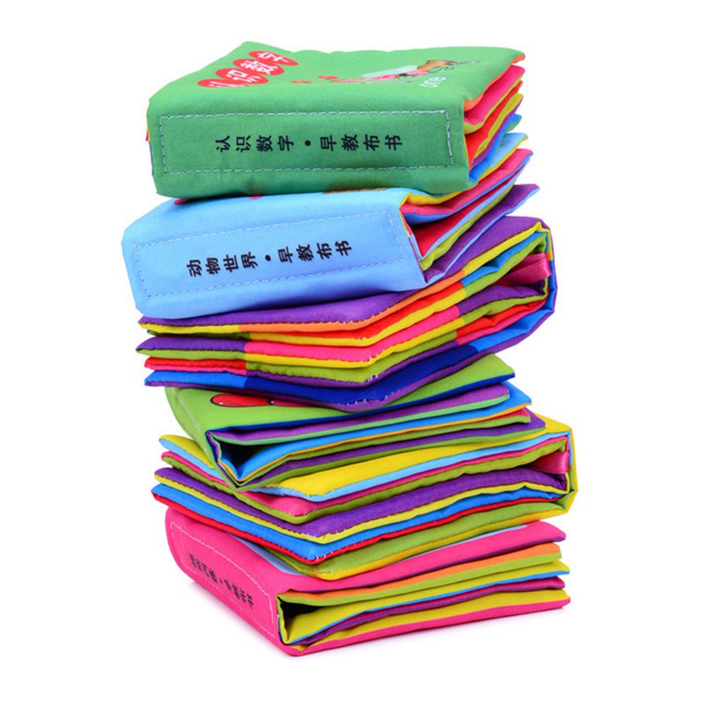 Sách Vải Mềm Có Âm Thanh Giáo Dục Sớm Cho Bé