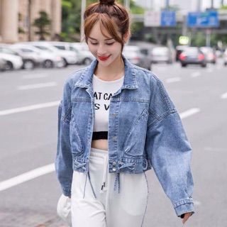 Áo Khoác Jeans Nữ Freesize hottrend 2019 hàng đẹp chuẩn shop giá rẻ như cho