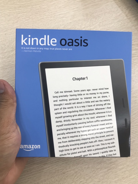 Máy Đọc Sách Kindle Oasis 2018 8gb 7inch chống nước