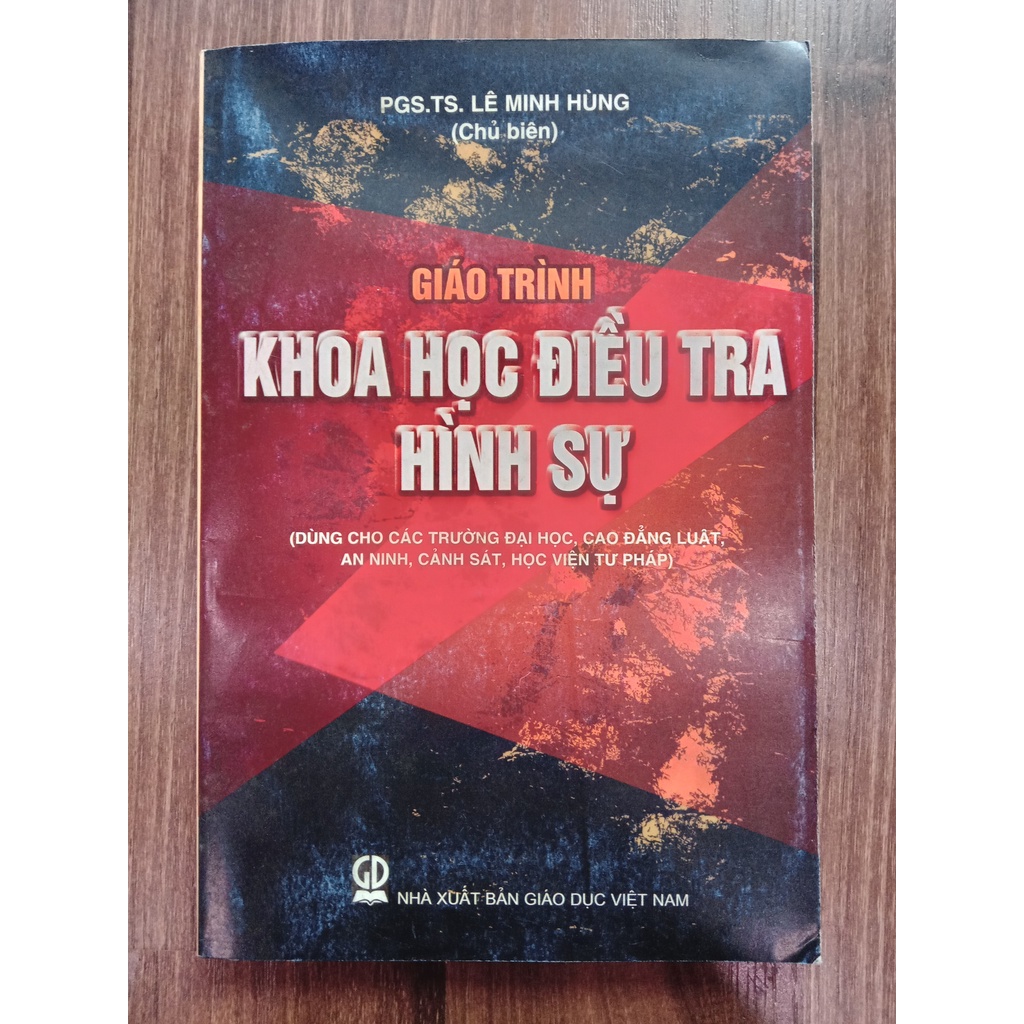 Sách - Giáo Trình Khoa Học Điều Tra Hình Sự (DN)