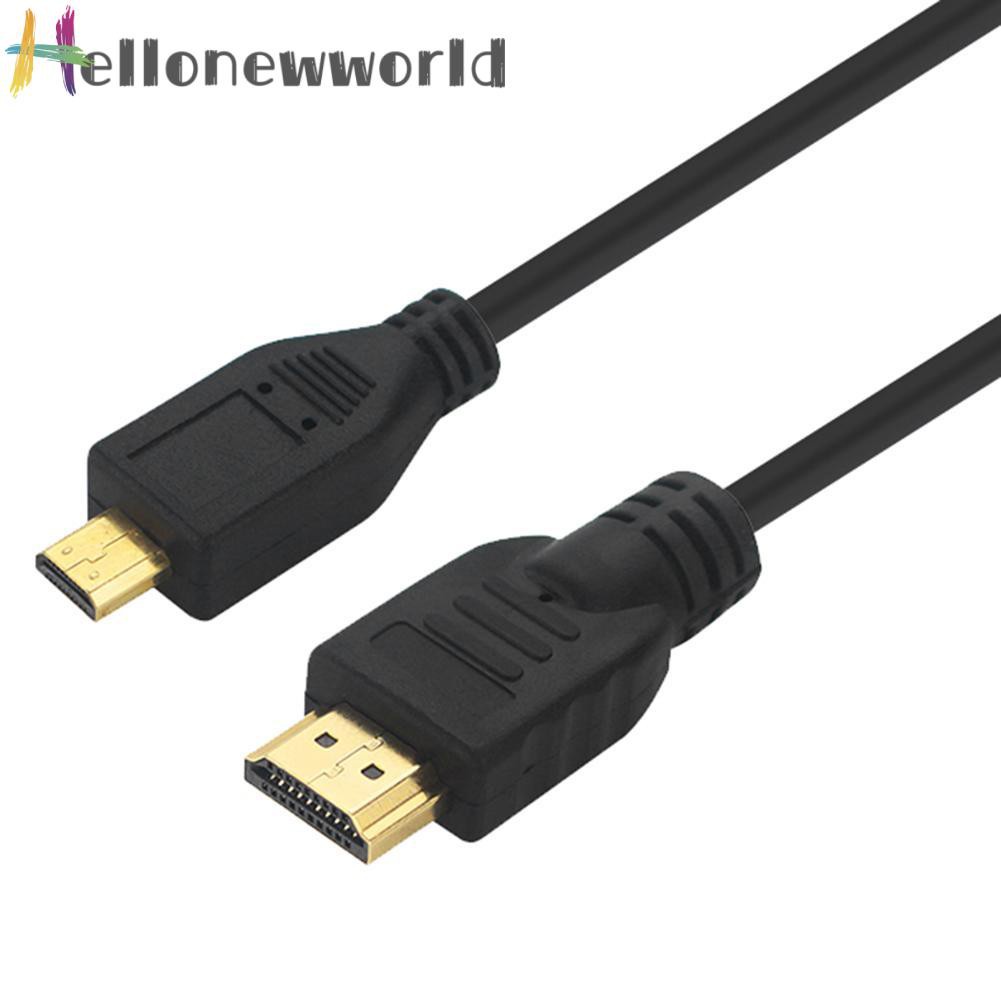 Cáp Chuyển Đổi 1.5m Micro Hdmi-Compatible Sang Hdmi-Compatible Cable 4k Hd Cho Raspberry Pi 4b